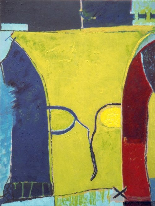 César - acrylique sur bois - 55x73cm - 2003-2004 | Sylvie Malfait Carakehian