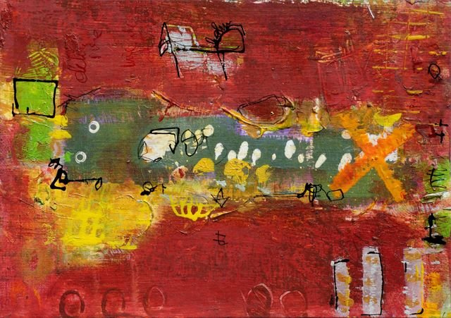 image - techn. mixte sur papier - 2009 | Sylvie Malfait Carakehian